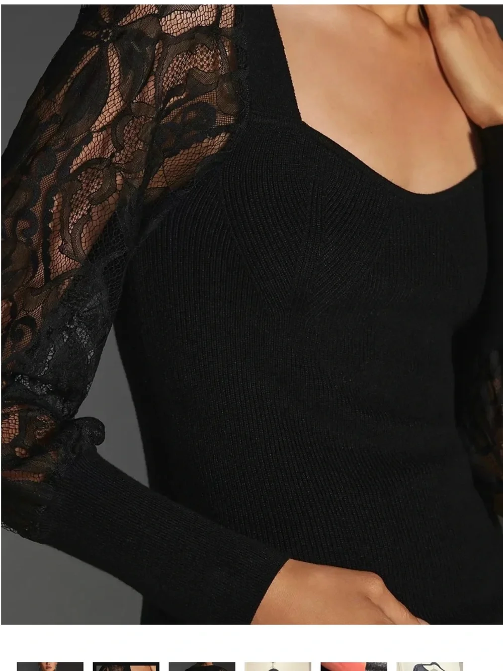 Anthropologie chic black